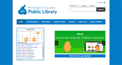 Desktop Screenshot of mcdowellpubliclibrary.org